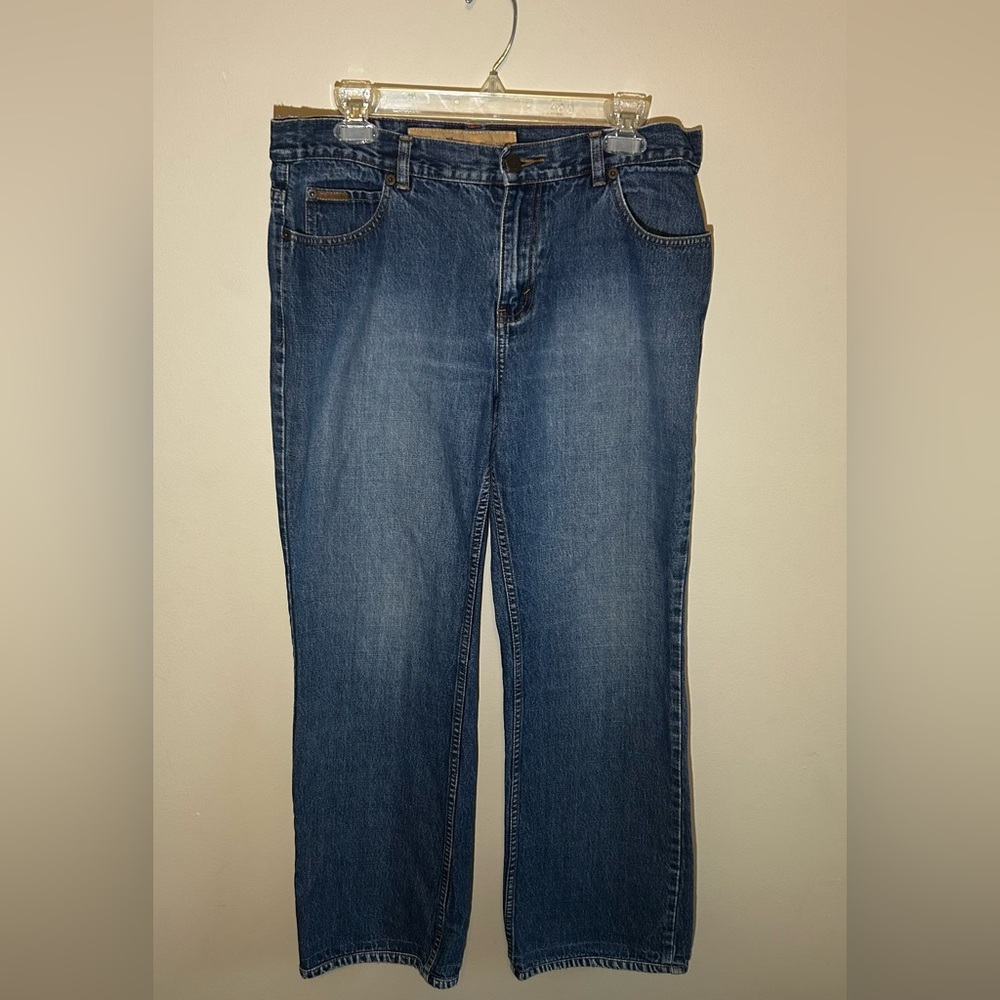 Size 12 Blue bootcut Eddie Bauer jeans